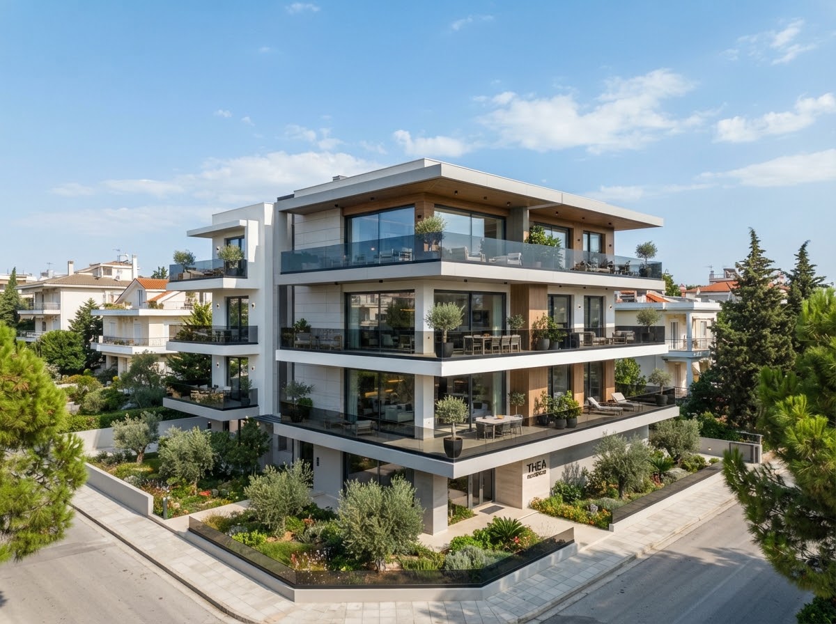 Πολυτελές συγκρότημα διαμερισμάτων στην Καλαμαριά Θεσσαλονίκης